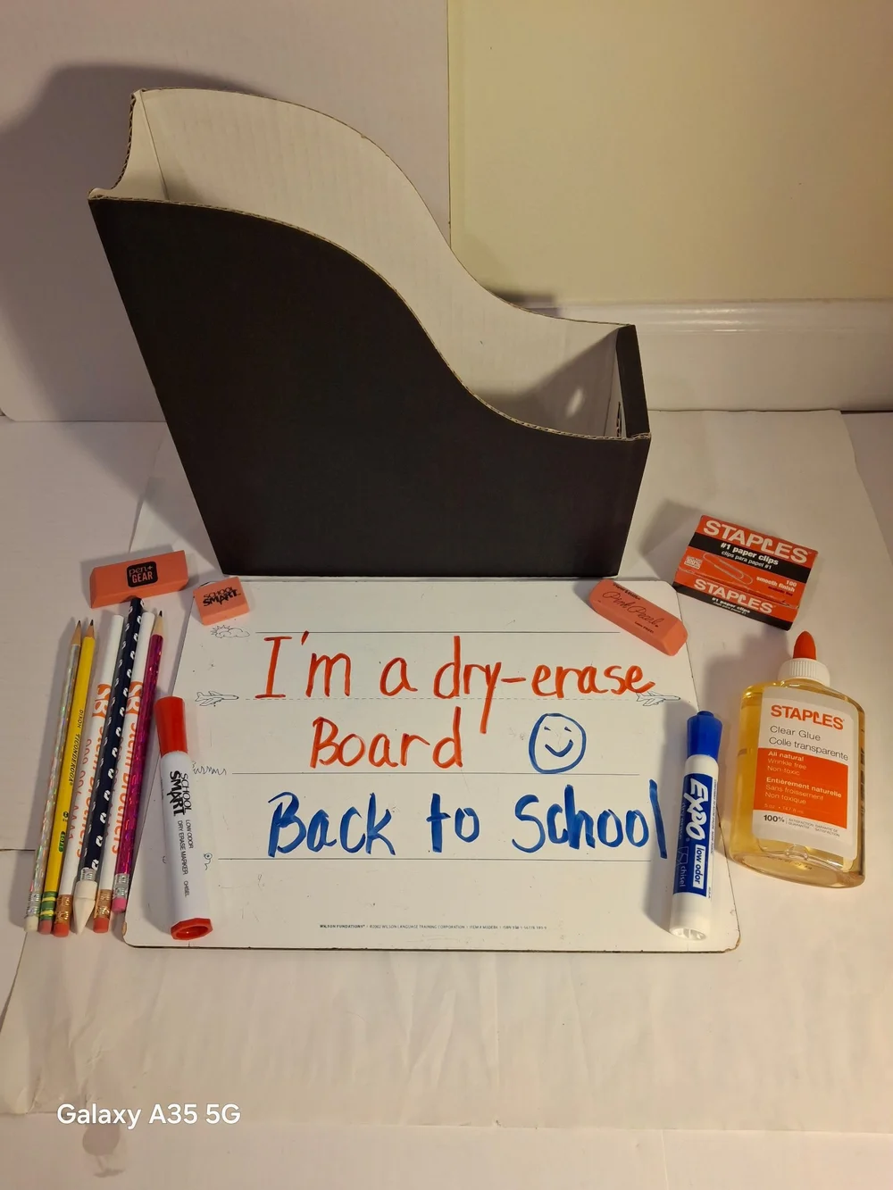 School Supplies 25+ Dry-Erase Board with Multicolor Markers & More